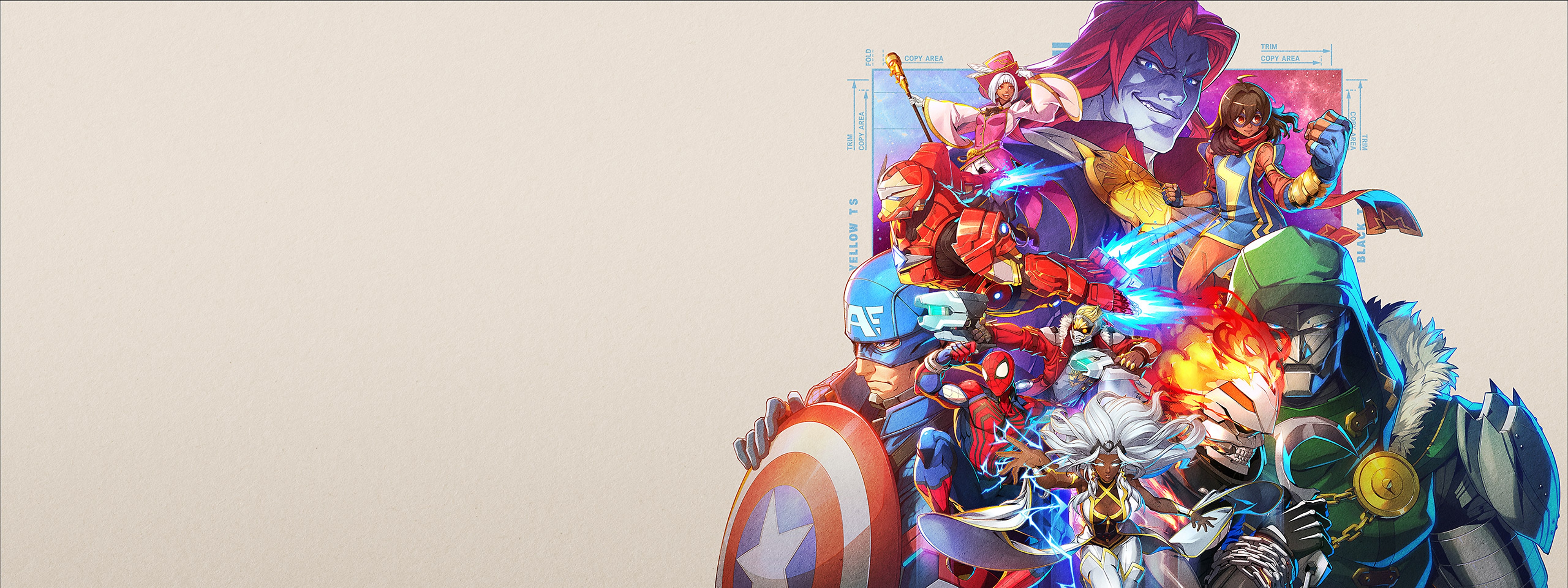 Marvel Tokon hero scene