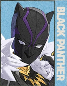 Black Panther Marvel Tokon character art
